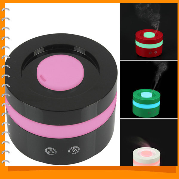 portable mini ultrasonic usb humidifier air purifier mist maker aroma diffuser with colorful led light / touch switch for home portable mini ultrasonic usb humidifier air purifier mist maker aroma diffuser with colorful led light / touch switch for home