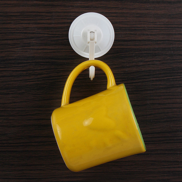 10pcs/lot new removable bathroom kitchen wall strong suction cup hook hanger vacuum sucker