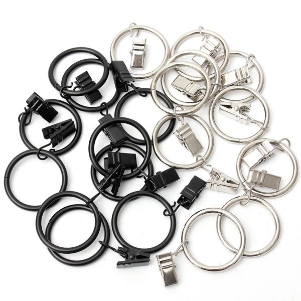 10pcs stainless steel window curtain drapery clothes metal clips with rings hook durable 10pcs stainless steel window curtain drapery clothes metal clips with rings hook durable