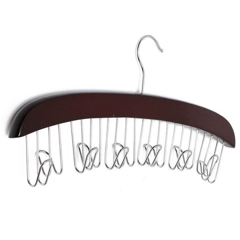 12 hardwood belt tie clost clothing accessory hanger hardwood belt organizer hanging hanging