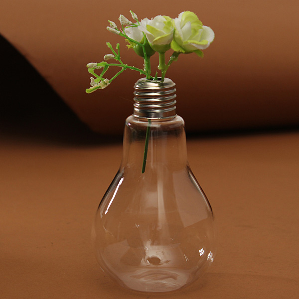 1pc new bulb light glass plant flower vase hydroponic container home wedding party decor