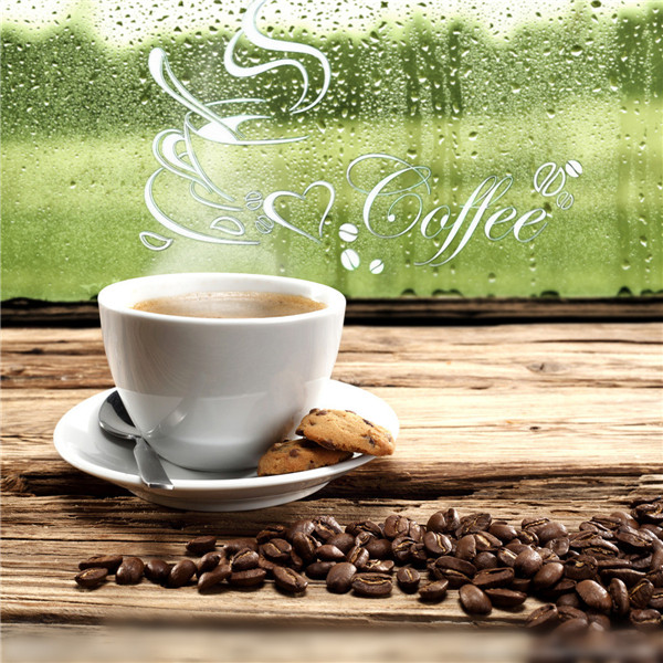 1pc removable white kitchen decor coffee cup home decals vinyl art wall sticker 1pc removable white kitchen decor coffee cup home decals vinyl art wall sticker