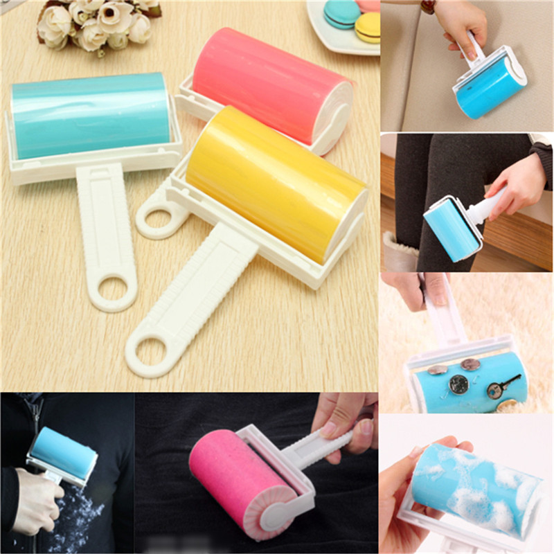 1pcs washable sticky picker cleaner lint roller pet hair remover brush reusable home essential tools cleaning brush dust 1pcs washable sticky picker cleaner lint roller pet hair remover brush reusable home essential tools cleaning brush dust