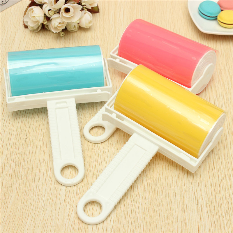 1pcs washable sticky picker cleaner lint roller pet hair remover brush reusable home essential tools cleaning brush dust