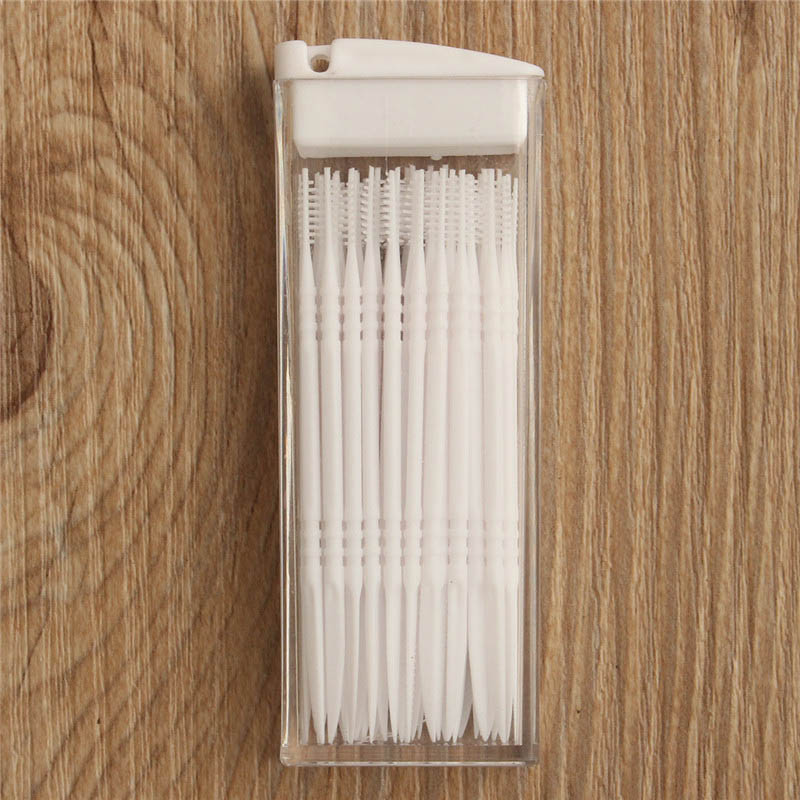 2015 fashion 50pcs/box toothpicks plastic in clear case korean portable eco-friendly no smell with cleaning brush 2015 fashion 50pcs/box toothpicks plastic in clear case korean portable eco-friendly no smell with cleaning brush