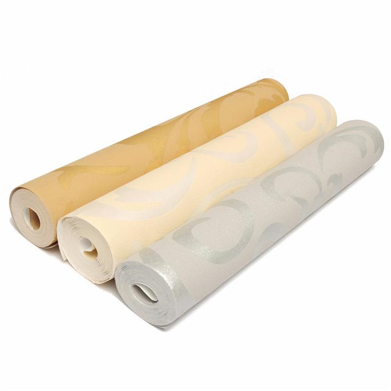 2015 home decoration wallpaper living room tv background bedroom wall paper roll three colors 10m*53cm