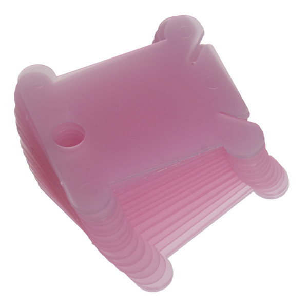 2015 new arrival 100 pcs plastic thread bobbins for embroidery floss craft storage holder board card color random