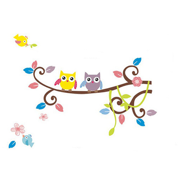 2015 new special offer lovely cartoon night owl tree bird wall sticker mural stickers wallpaper for home kids room decoration 2015 new special offer lovely cartoon night owl tree bird wall sticker mural stickers wallpaper for home kids room decoration