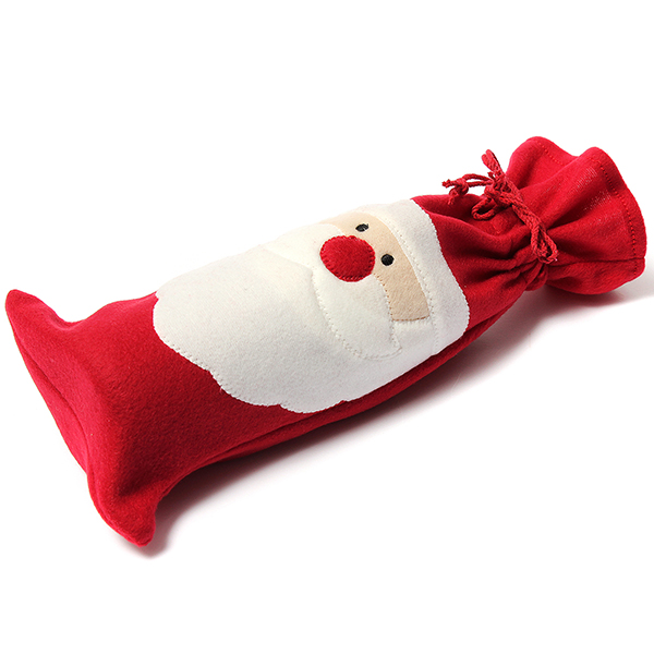 2015 newest selling merry christmas santa wine bottle bag cover dinner party xmas home table decor