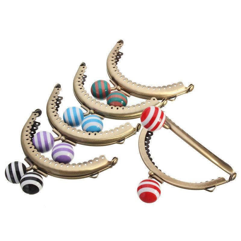 2015 selling retro carved diy small metal purse bag frame kiss clasp lock wallet clip bronze tone 8.5cm x7cm