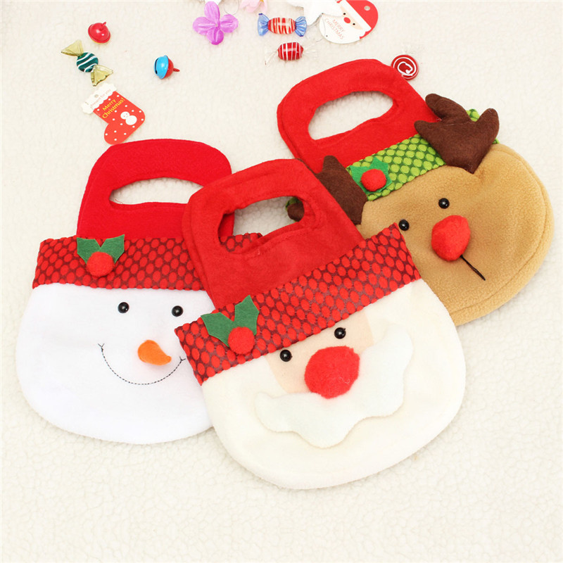 2015 ! special offer new arrival christmas santa clause snowman elk toy candy gift bag sweet stocking christmas decor