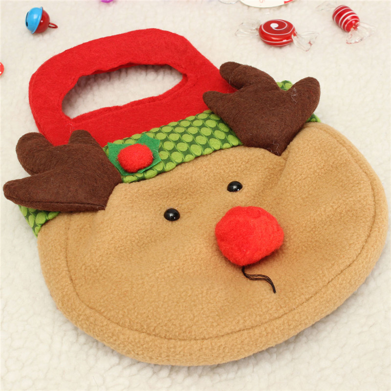 2015 ! special offer new arrival christmas santa clause snowman elk toy candy gift bag sweet stocking christmas decor