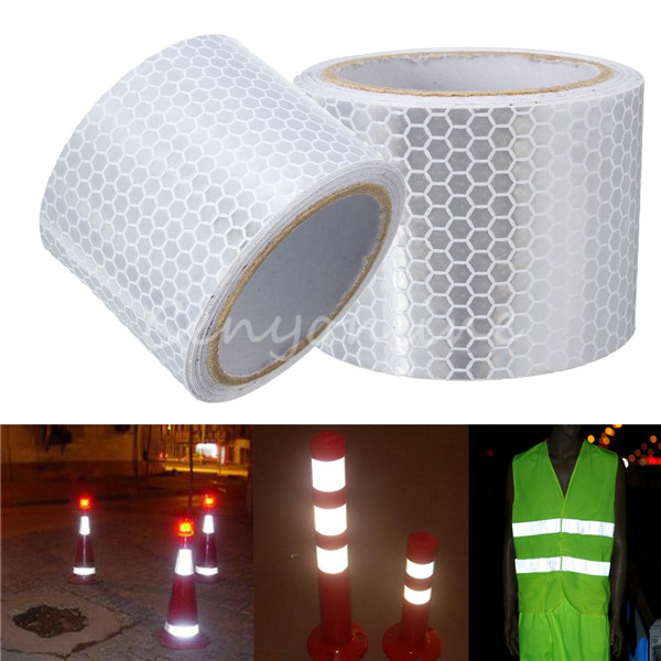 2inchx10inch 3 m silver white reflective safety warning conspicuity tape film sticker