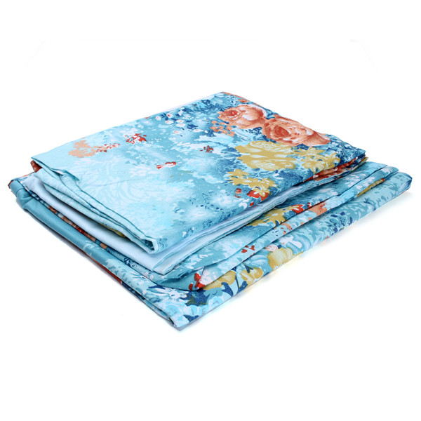4pcs/lot printing bedding set bed sheet and duvet cover 2 pillowcase luxury comforter winter cotton bedding sets new home decor