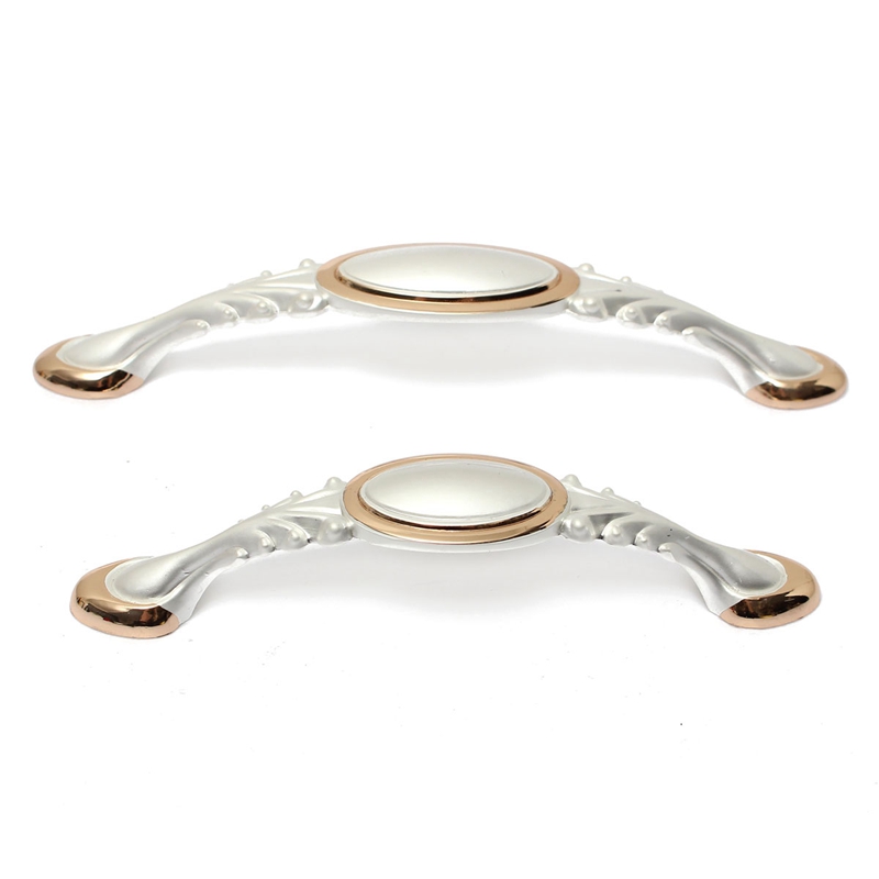 !! 96mm/128mm gold+white kitchen cabinet door drawer hardware pulls handles decor excellent quality !! 96mm/128mm gold+white kitchen cabinet door drawer hardware pulls handles decor excellent quality
