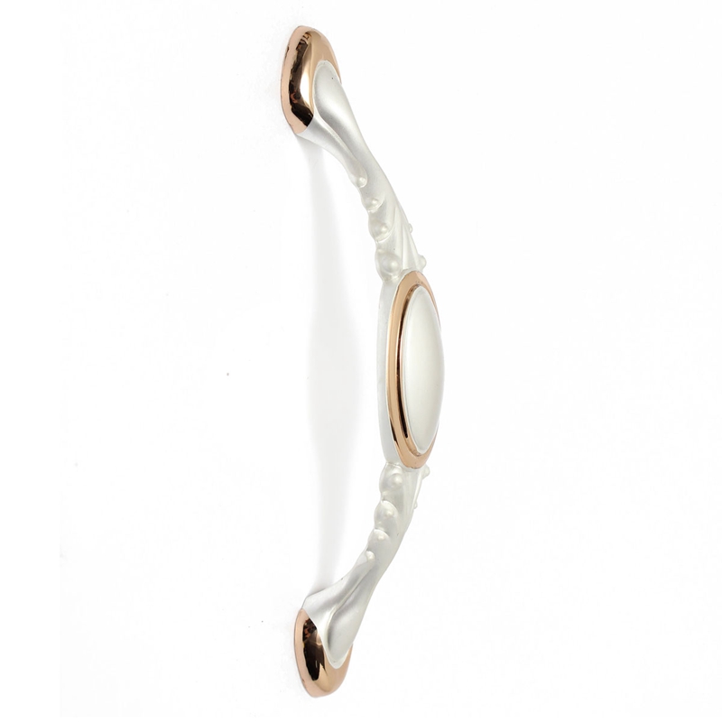 !! 96mm/128mm gold+white kitchen cabinet door drawer hardware pulls handles decor excellent quality