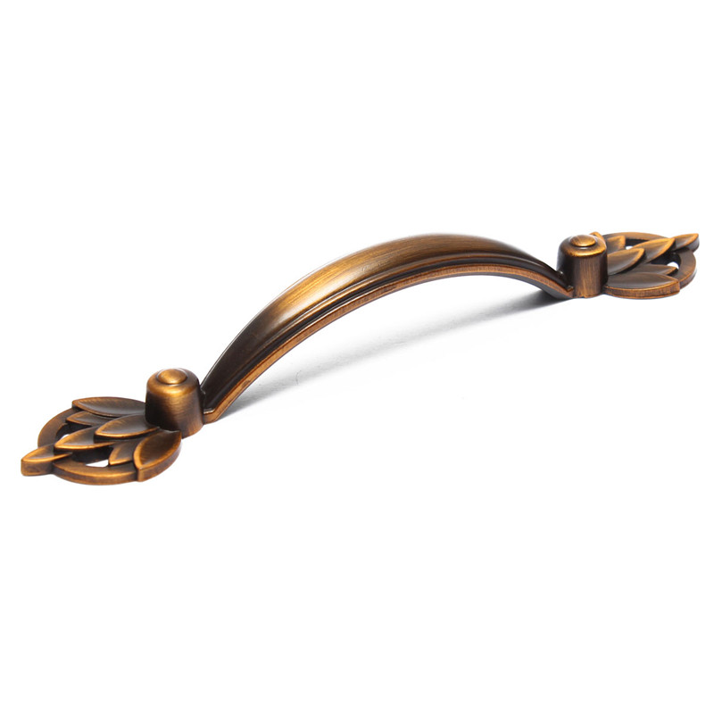 96mm vintage carving art furniture konbs kitchen cabinet door drawer hardware pulls handles with 25mm screw