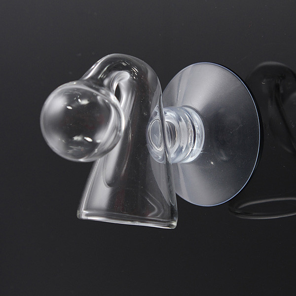 aquatic co2 glass drop checker with 10ml co2 test liquid ph long term monitor fish tank test sucker