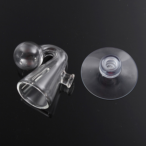 aquatic co2 glass drop checker with 10ml co2 test liquid ph long term monitor fish tank test sucker