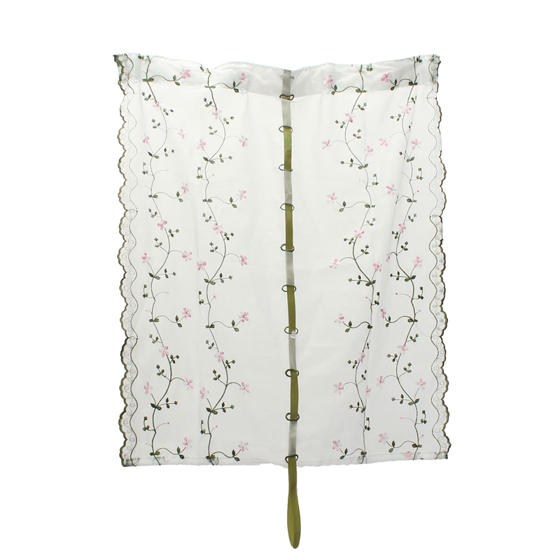 beautiful design flower color voile tulle door window curtain drape panel sheer scarf valance cortinas roman blinds