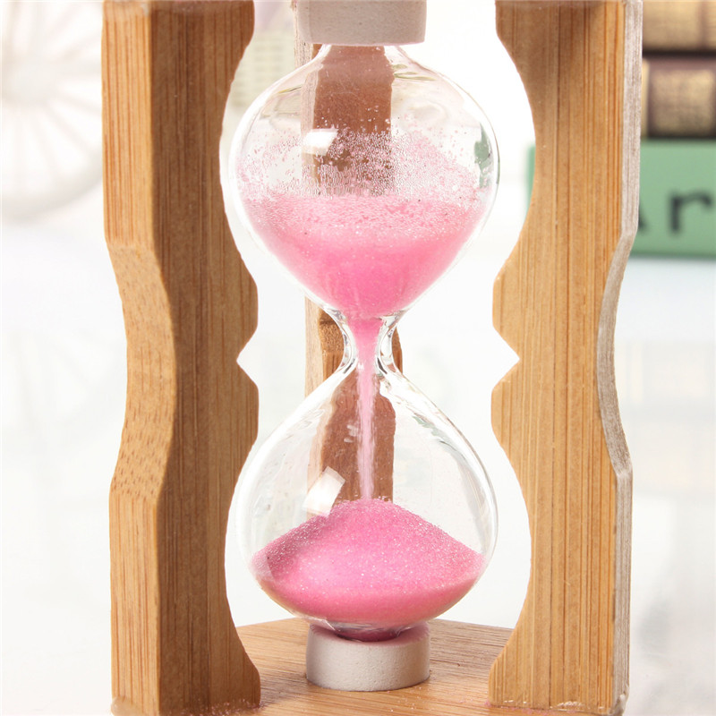 beautiful desktop decoration wooden 1 minute sand timer fashion timer clock decor gift sand hourglass timer