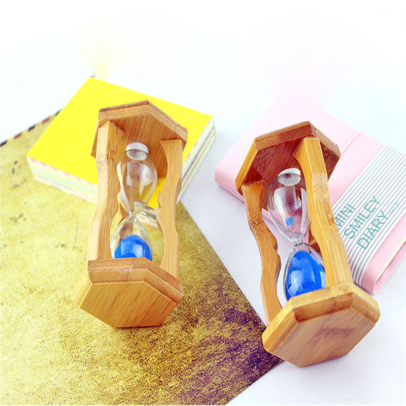 beautiful desktop decoration wooden 1 minute sand timer fashion timer clock decor gift sand hourglass timer