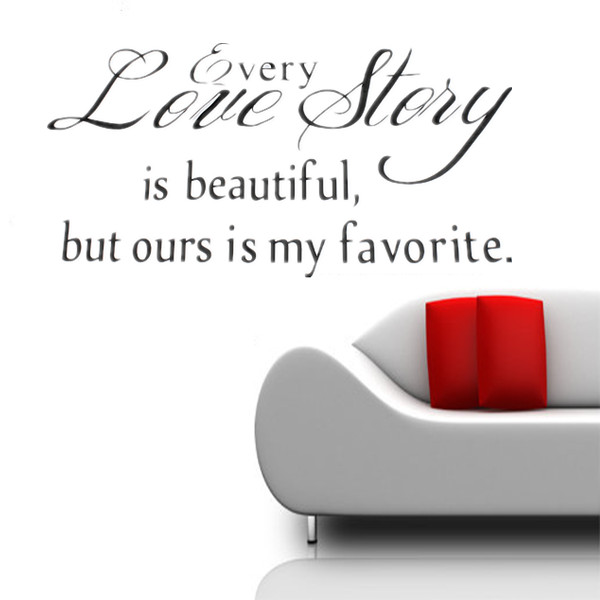 best ! fashion quote"love story" vinyl diy wall decal art sticker home decor lettering words mural stick for bedroom livingroom best ! fashion quote"love story" vinyl diy wall decal art sticker home decor lettering words mural stick for bedroom livingroom