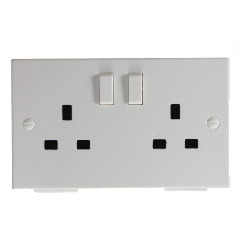 best hign quality hiding wall socket electric plug secret security safe valuable storage box eu style plastic white
