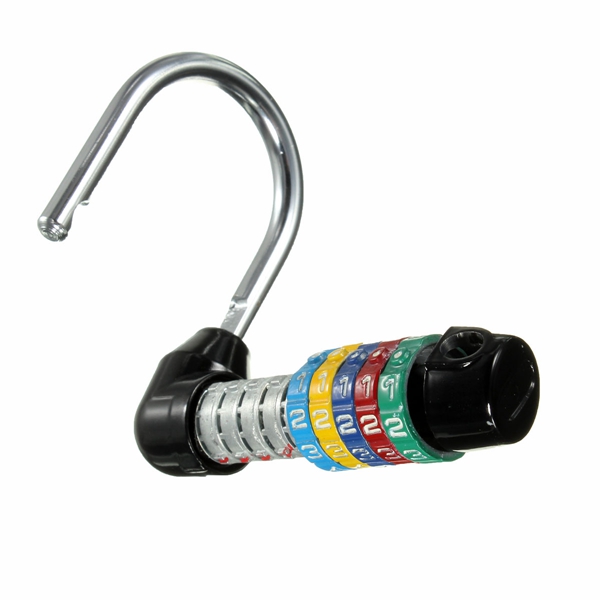 best promotion!! 5 dial digit number combination travel security code password lock padlock 66mm brand new