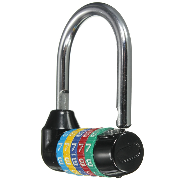 best promotion!! 5 dial digit number combination travel security code password lock padlock 66mm brand new