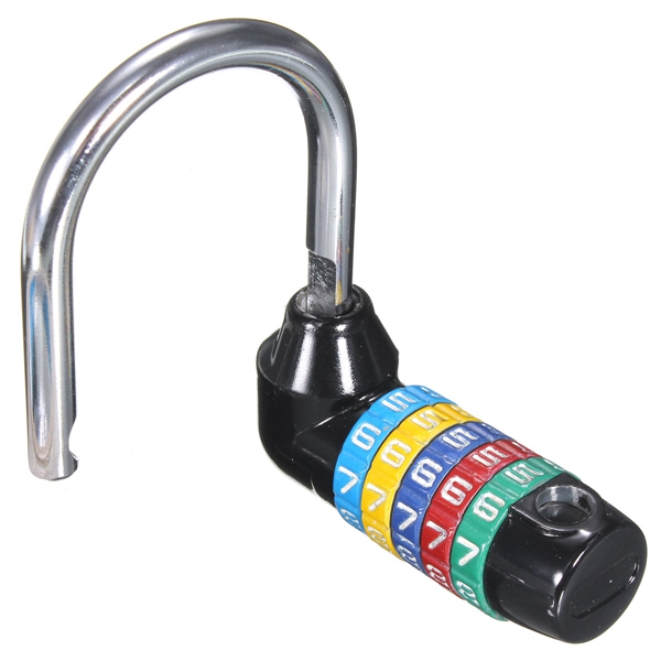 best promotion!! 5 dial digit number combination travel security code password lock padlock 66mm brand new
