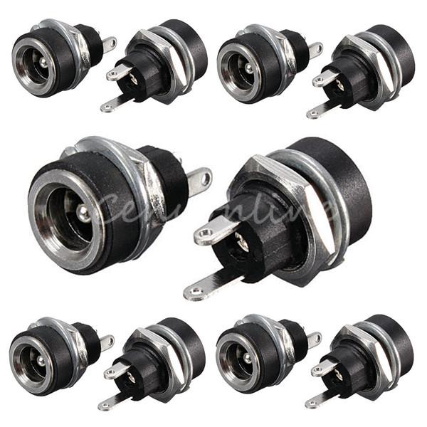 best promotion 5pcs 3a 12v fordc power supply jack socket female panel mount connector 5.5mm 2.1mm plug adapter 2 terminal types best promotion 5pcs 3a 12v fordc power supply jack socket female panel mount connector 5.5mm 2.1mm plug adapter 2 terminal types