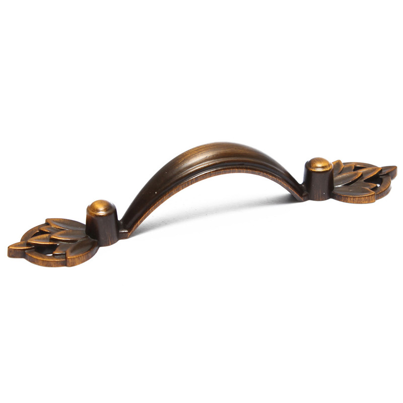 best promotion!!! 64mm modern country style kitchen cabinet door drawer hardware pitch coffee gula si zinc alloy pulls handles