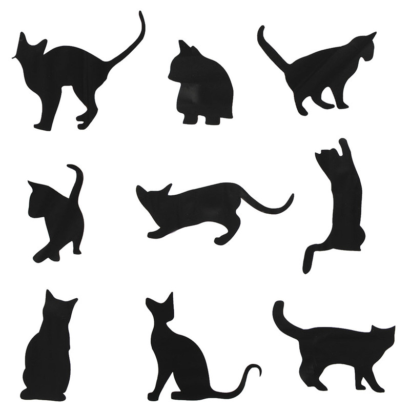 best promotion diy removable 9 cute cats playing decal wall sticker art home room decoration wallpaper