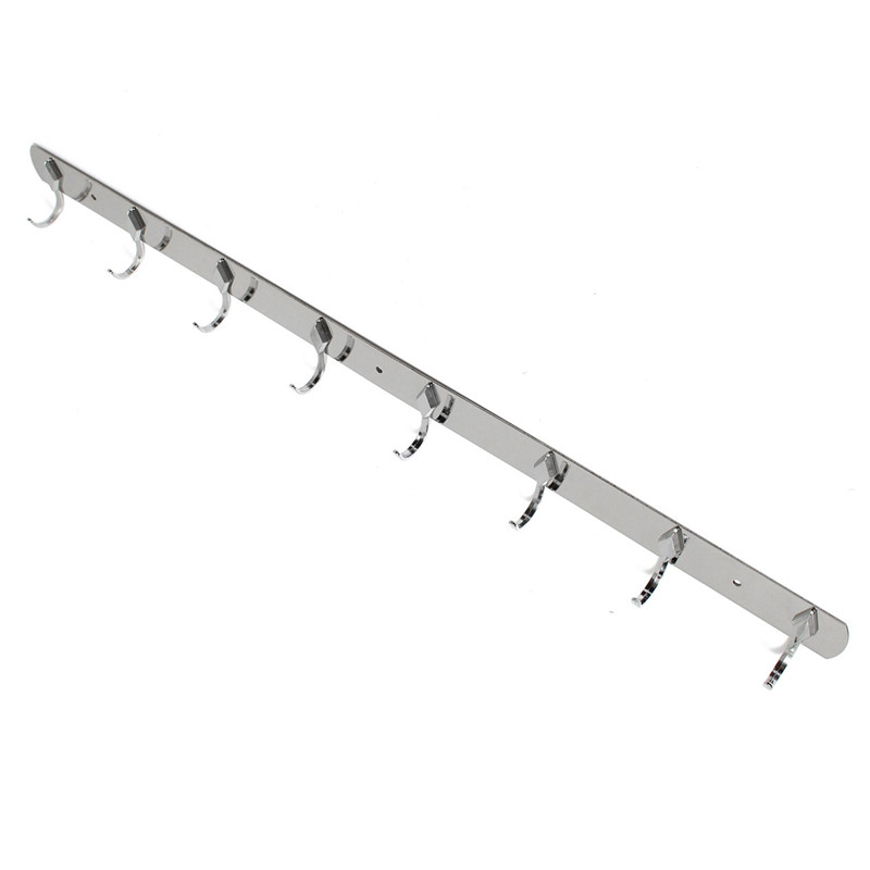 brand new excellent quality rhombus clothes hook 8 hooks door washcloth spline clothing robe hook best promotion!!