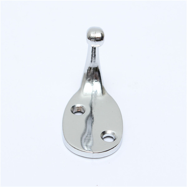 brand new single hat coat hanger robe gown chrome plated door wall bathroom bedroom hook excellent quality