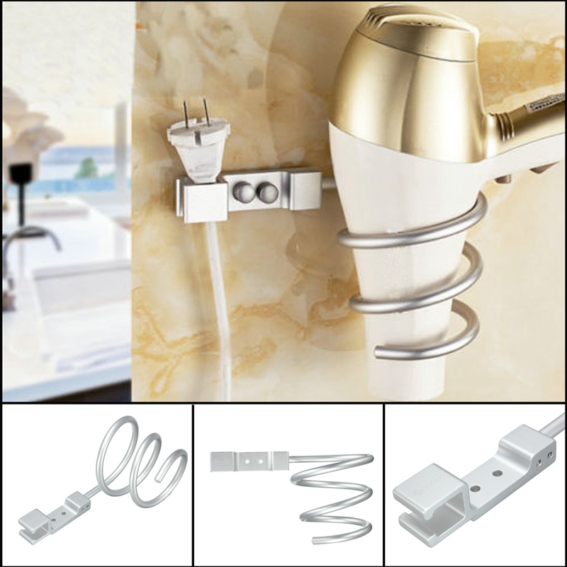 brand new spiral hair dryer drier stand storage organizer rack holder hanger wall mounted new arrvial!!