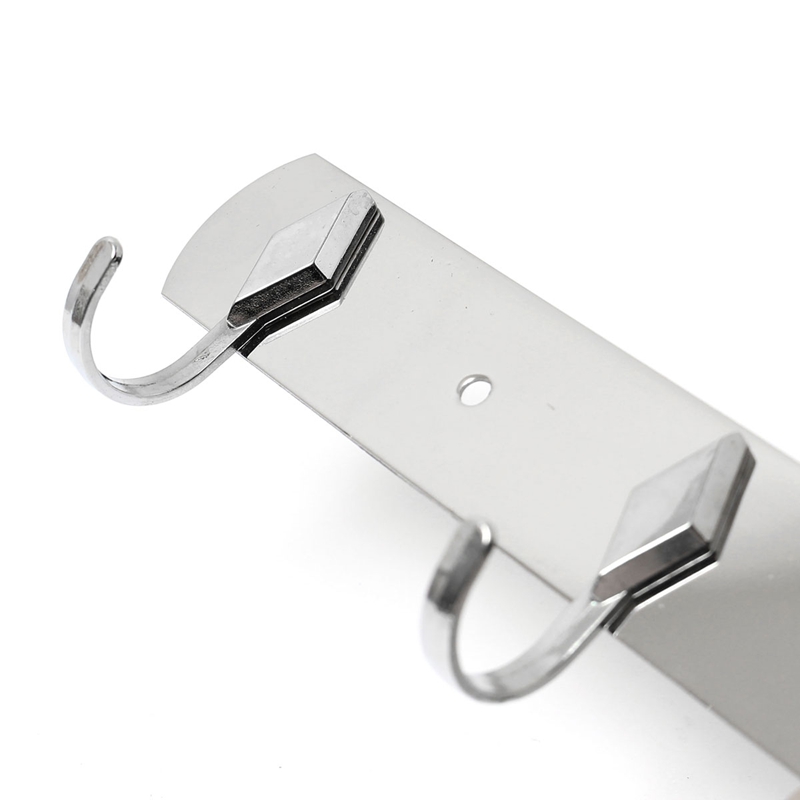 brand new stainless steel hook hanger clothes storage bathroom accessories coat hanger 3 hooks excellent quality