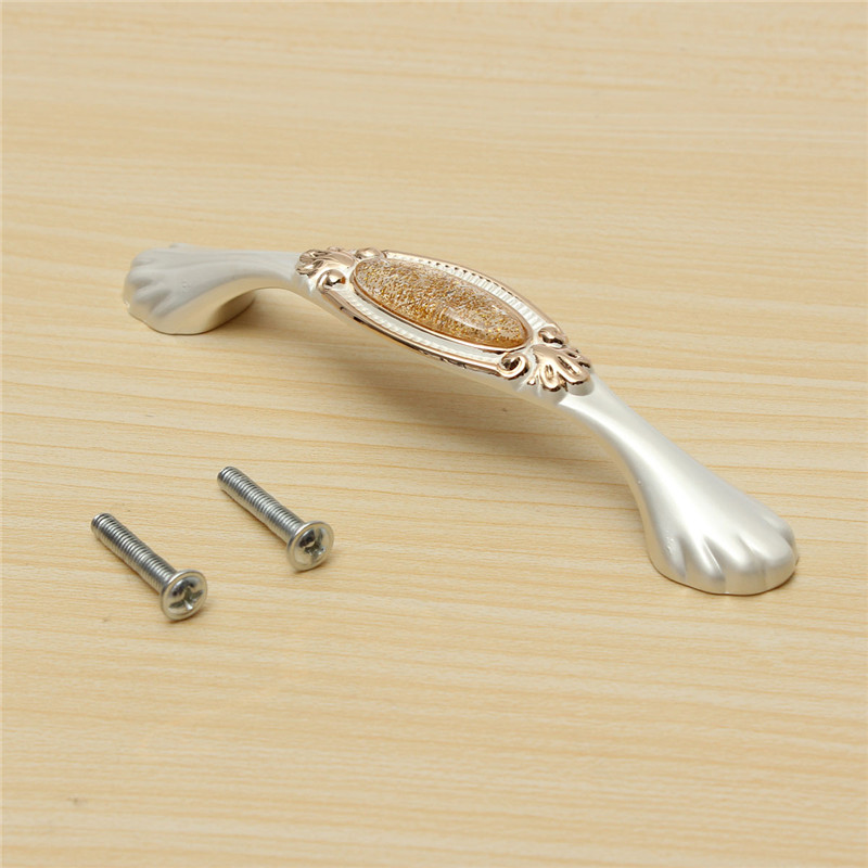 classic european 96mm gold jade handle artware cabinet knobs drawer pull handle zinc/imitation jade double holes classic european 96mm gold jade handle artware cabinet knobs drawer pull handle zinc/imitation jade double holes