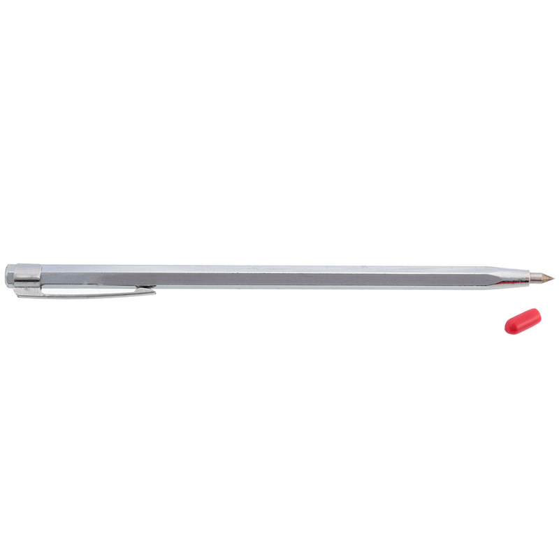 diy 1pc 14.5cm tungsten steel tip scriber clip pen for ceramics glass shell metal marking tool white engraving pen garden