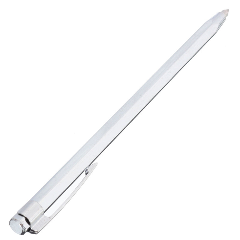 diy 1pc 14.5cm tungsten steel tip scriber clip pen for ceramics glass shell metal marking tool white engraving pen garden