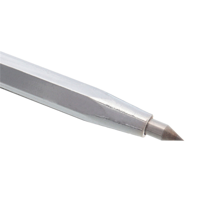 diy 1pc 14.5cm tungsten steel tip scriber clip pen for ceramics glass shell metal marking tool white engraving pen garden