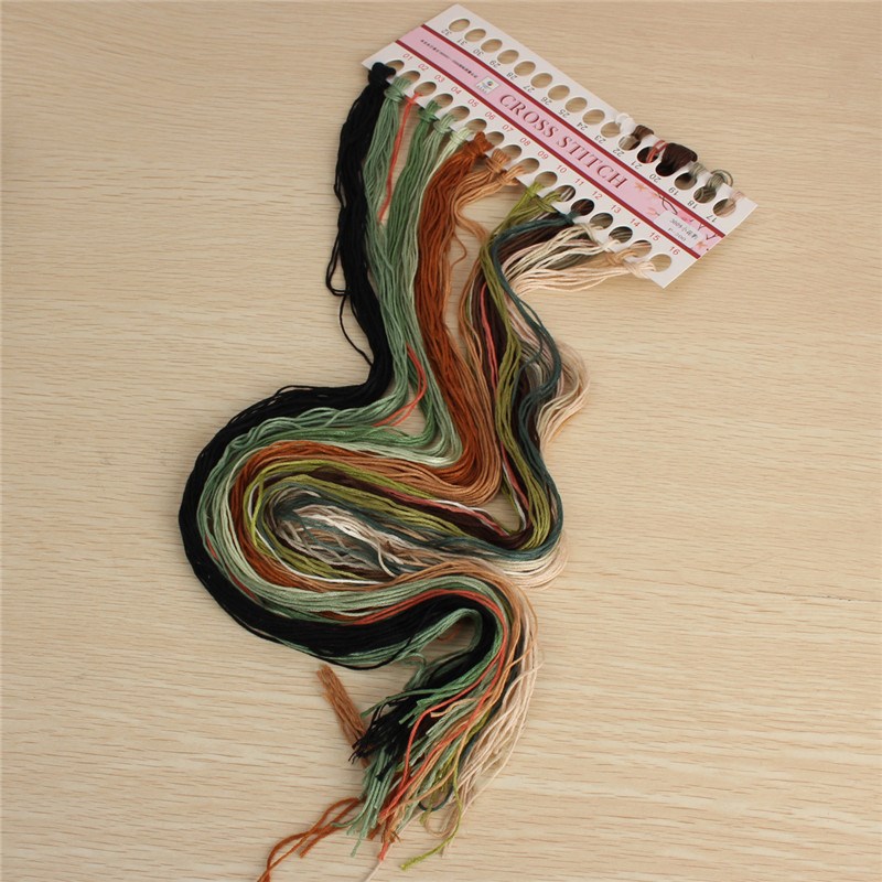 diy 25 * 33.5cm cross stitch kits set handmade needlework embroidery printed little leopard stitching home decoration