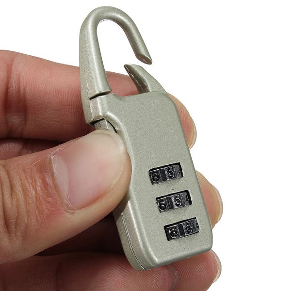 excellent quality colorful mini 3 digit resettable combination travel luggage suitcase lock padlock