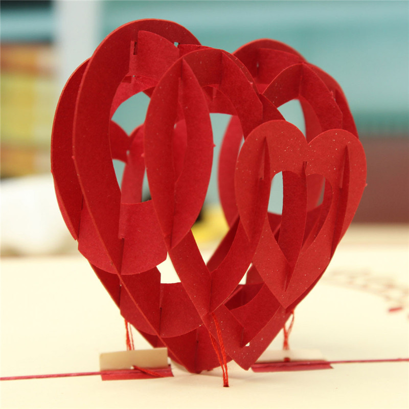 fashion design 3d heart pop up cards birthday love greeting cards pure handmade moistureproof paper art carving fashion design 3d heart pop up cards birthday love greeting cards pure handmade moistureproof paper art carving