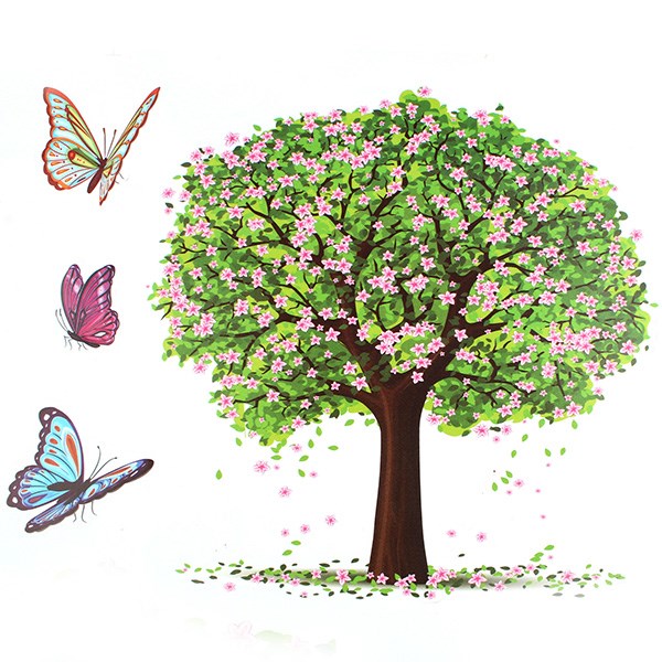! fashion diy waterproof removable vinyl wall sticker decal pvc art mural stick wallpaper for bedroom livingroom decor