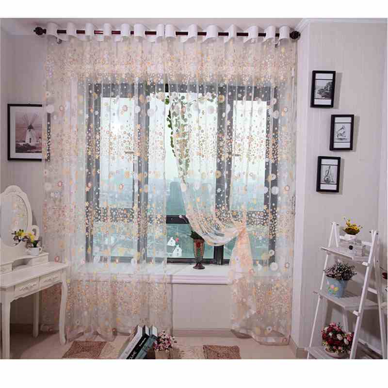 fashion floral pattern romanticdesign voile curtain tulle door window curtain sheer voile curtain drape valance house decoration fashion floral pattern romanticdesign voile curtain tulle door window curtain sheer voile curtain drape valance house decoration