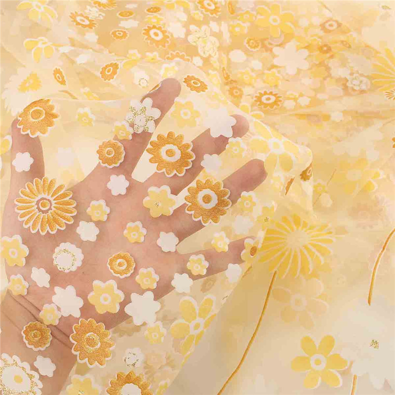 fashion floral pattern romanticdesign voile curtain tulle door window curtain sheer voile curtain drape valance house decoration