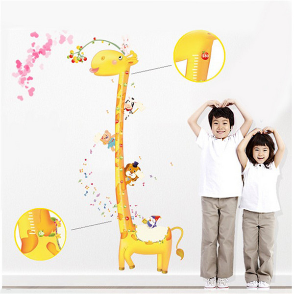 funny cute removable giraffe height wall sticker home decor decal poster home decoration living room,bedroom grass funny cute removable giraffe height wall sticker home decor decal poster home decoration living room,bedroom grass