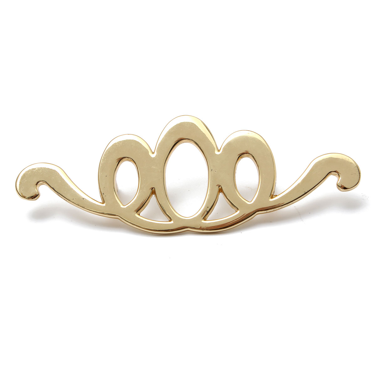 gold new l167 chrome fashion design cabinet door drawer hardware pull handles knobs zinc 140x50x20mm